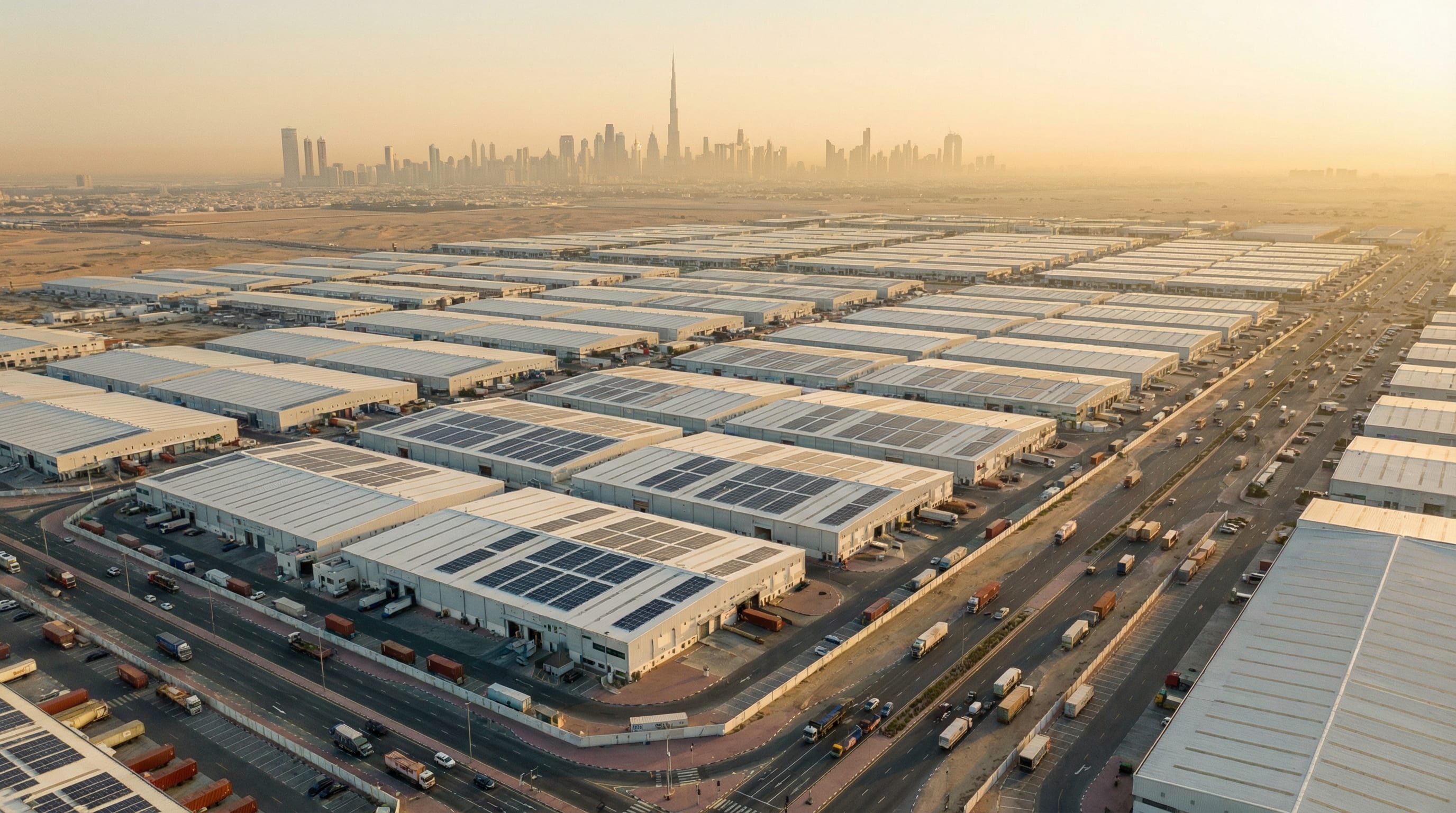 E-commerce fulfilment warehouse in the UAE with automated sorting systems